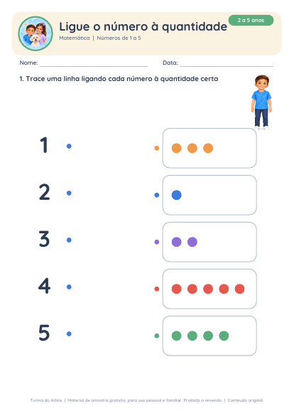 Prévia de Ligue o número à quantidade